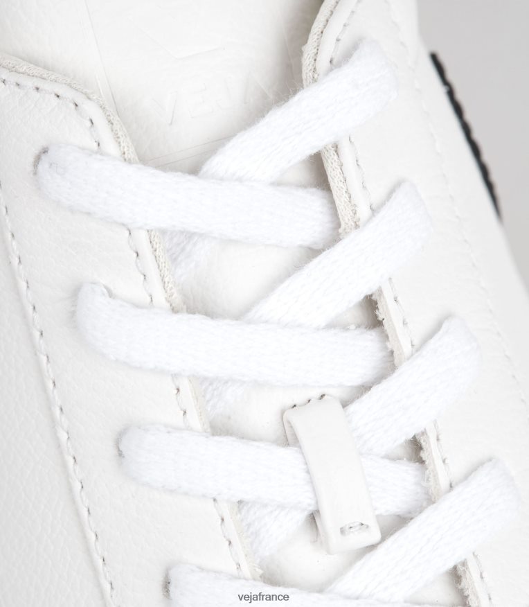 chaussures Veja lacets coton bio blanc Hommes 0826JT222