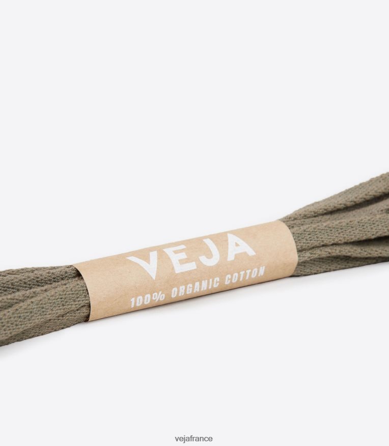 chaussures Veja lacets coton bio kaki Hommes 0826JT221