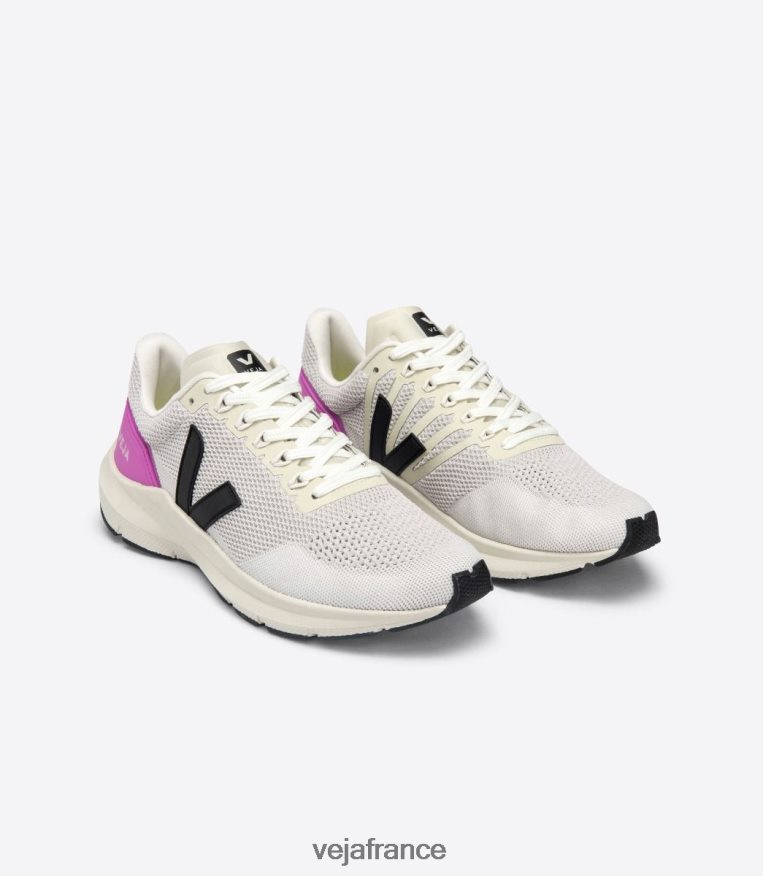 chaussures Veja marlin v-knit craie noir ultraviolet Hommes 0826JT211