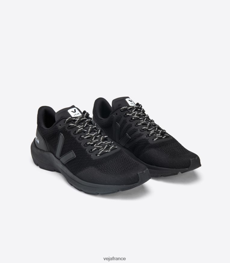 chaussures Veja marlin v-knit noir complet Hommes 0826JT203