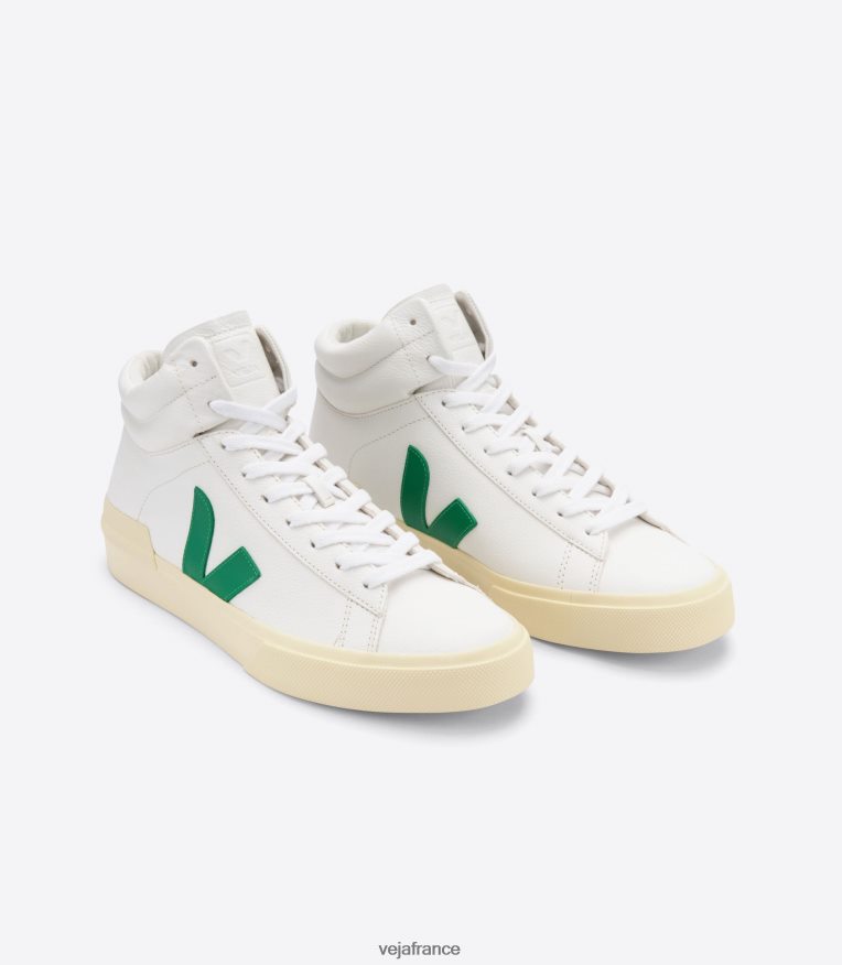 chaussures Veja minotaure cuir sans chrome beurre d'émeraude blanc Hommes 0826JT76