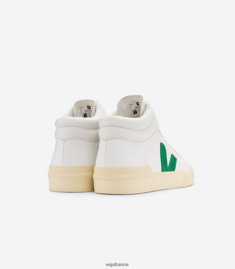 chaussures Veja minotaure cuir sans chrome beurre d'émeraude blanc Hommes 0826JT76