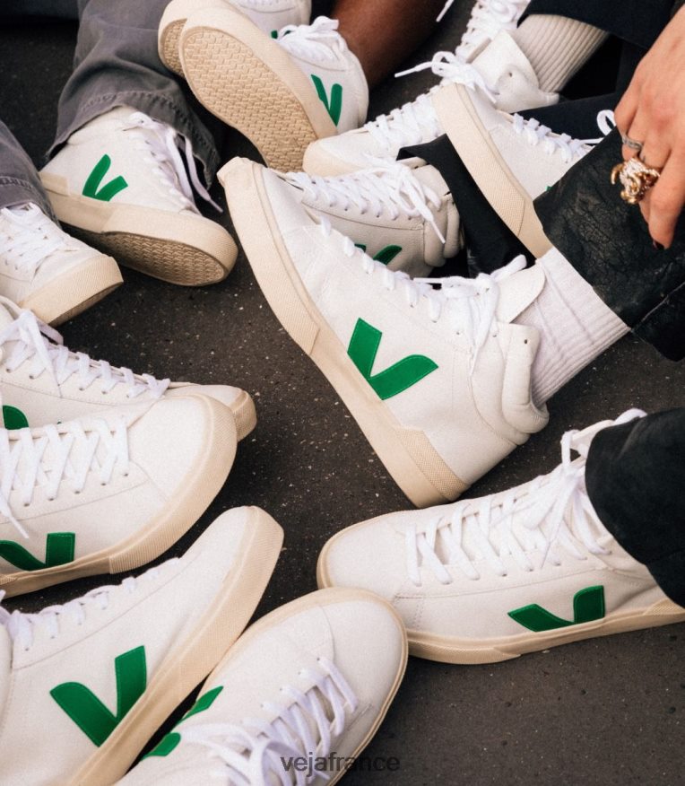 chaussures Veja minotaure cuir sans chrome beurre d'émeraude blanc Hommes 0826JT76