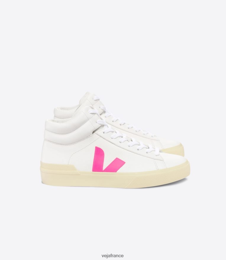 chaussures Veja minotaure cuir sans chrome beurre de sari blanc Hommes 0826JT77