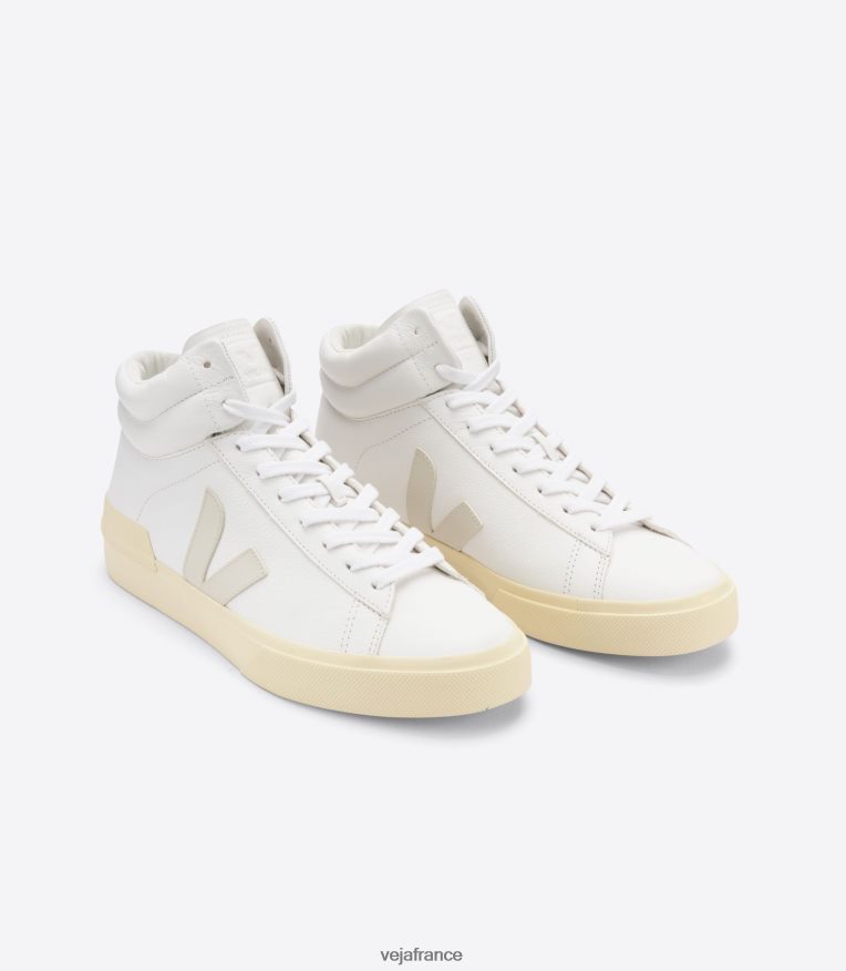 chaussures Veja minotaure cuir sans chrome pierre blanche beurre Hommes 0826JT75