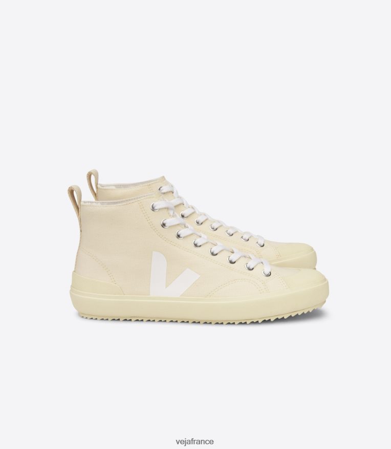 chaussures Veja nova ht toile beurre blanc semelle beurre Hommes 0826JT162
