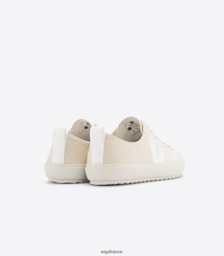 chaussures Veja toile nova areia blanc Hommes 0826JT154