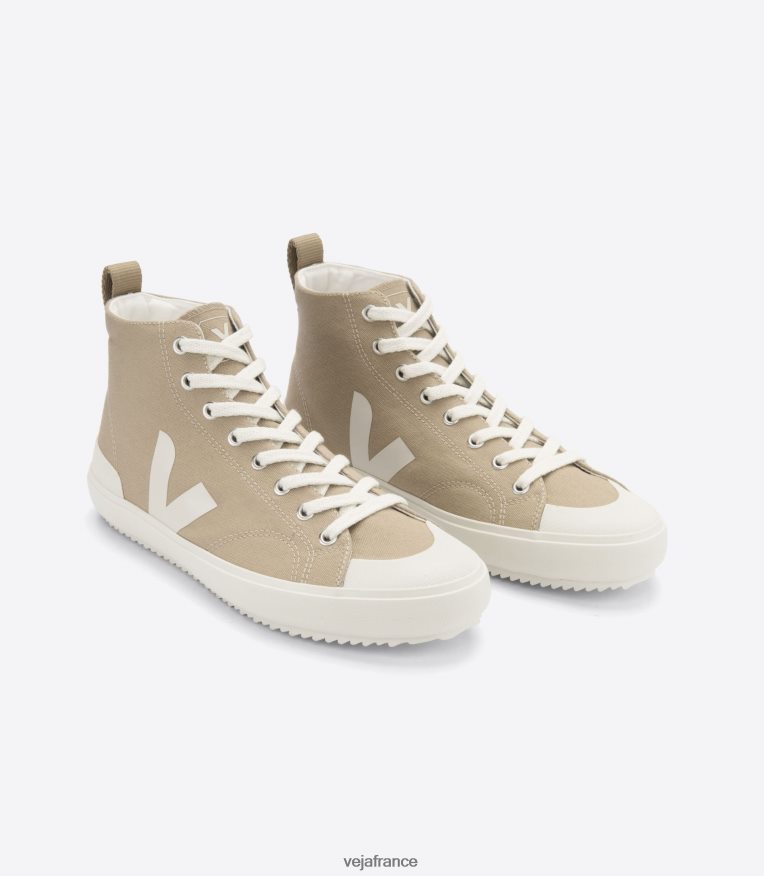 chaussures Veja toile nova ht dune pierre Hommes 0826JT153