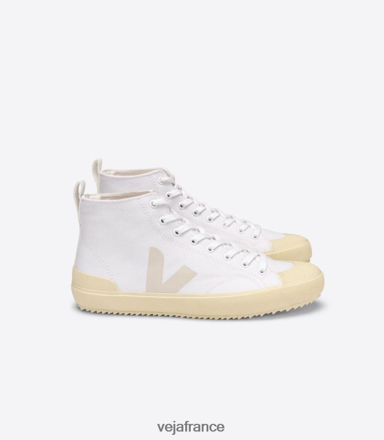 chaussures Veja toile nova ht semelle beurre blanche Hommes 0826JT159