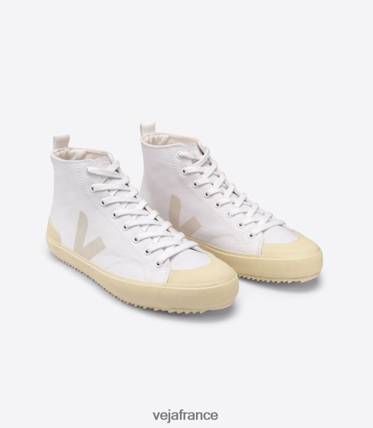 chaussures Veja toile nova ht semelle beurre blanche Hommes 0826JT159
