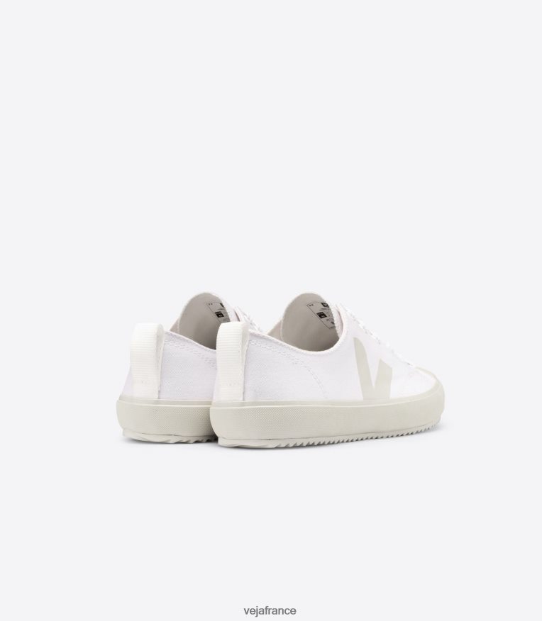 chaussures Veja toile nova pierre blanche Hommes 0826JT160