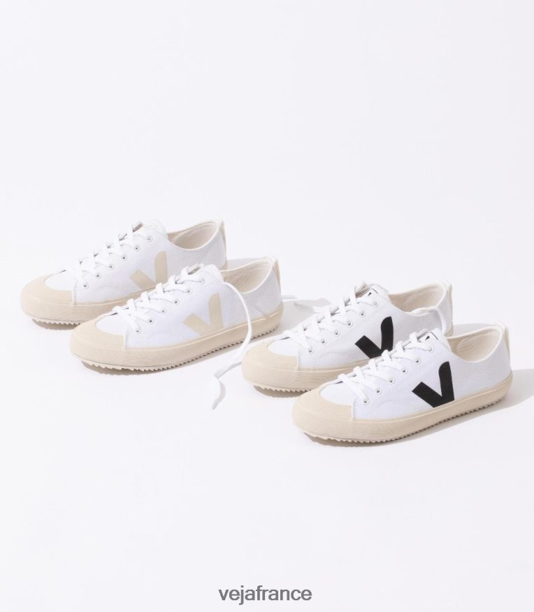 chaussures Veja toile nova pierre blanche Hommes 0826JT160
