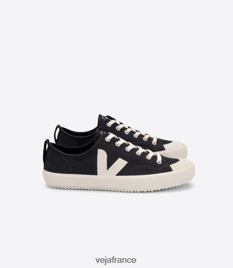 chaussures Veja toile nova pierre noire Hommes 0826JT156