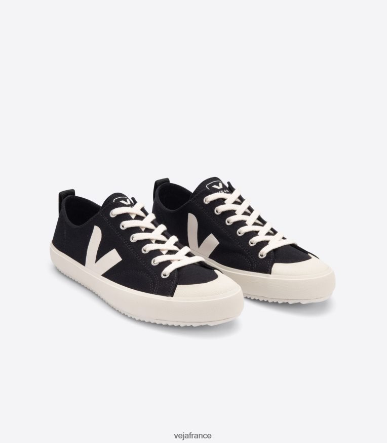 chaussures Veja toile nova pierre noire Hommes 0826JT156