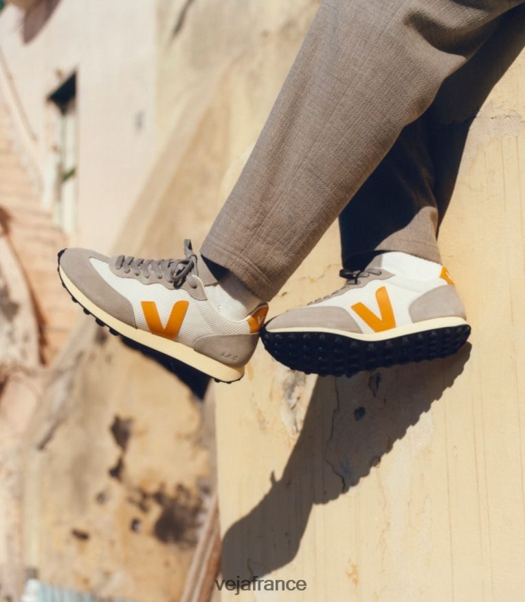 chaussures Veja rio branco alveomesh gravier ouro Hommes 0826JT103