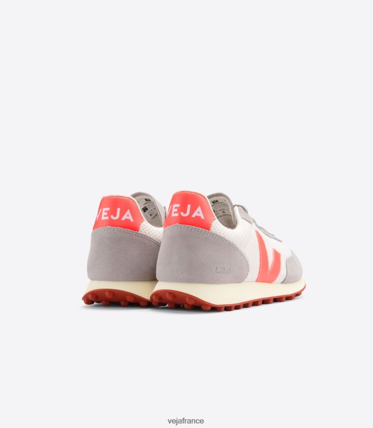 chaussures Veja rio branco hexamesh gravier orange gris Hommes 0826JT106