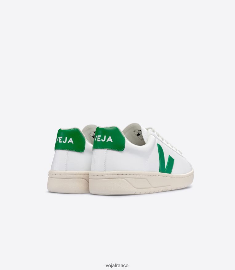 chaussures Veja urca cwl émeraude blanche Hommes 0826JT136