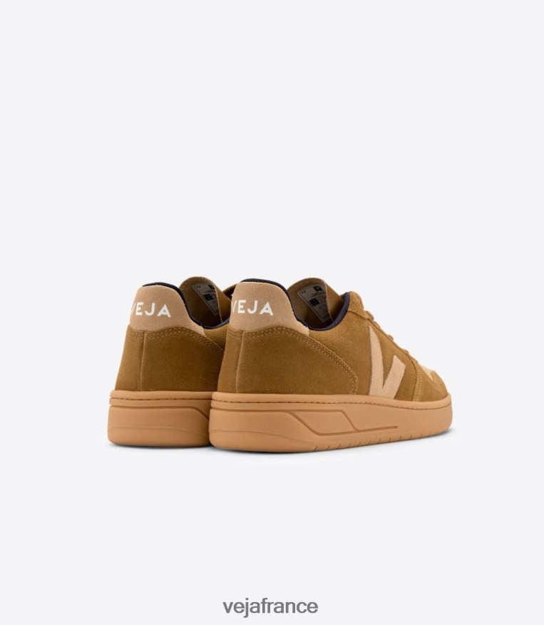 chaussures Veja désert de chameau en daim v-10 Hommes 0826JT61