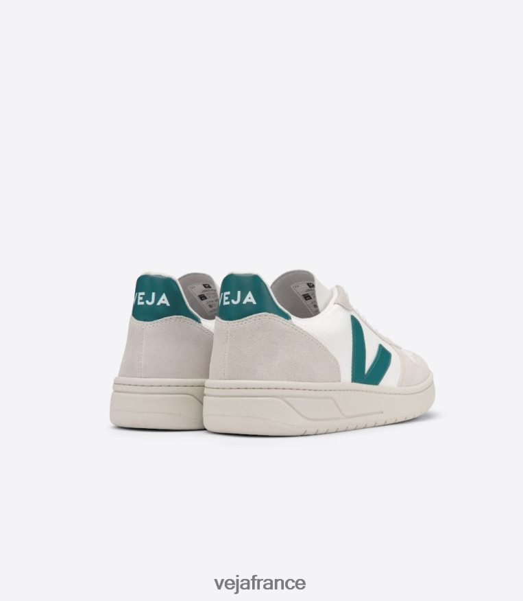 chaussures Veja v-10 b-mesh blanc bretagne Hommes 0826JT58
