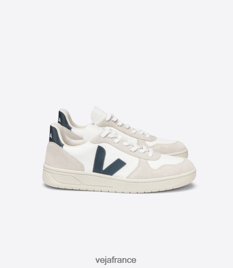chaussures Veja v-10 b-mesh blanc nautico Hommes 0826JT46