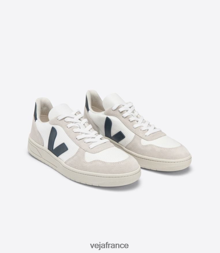 chaussures Veja v-10 b-mesh blanc nautico Hommes 0826JT46