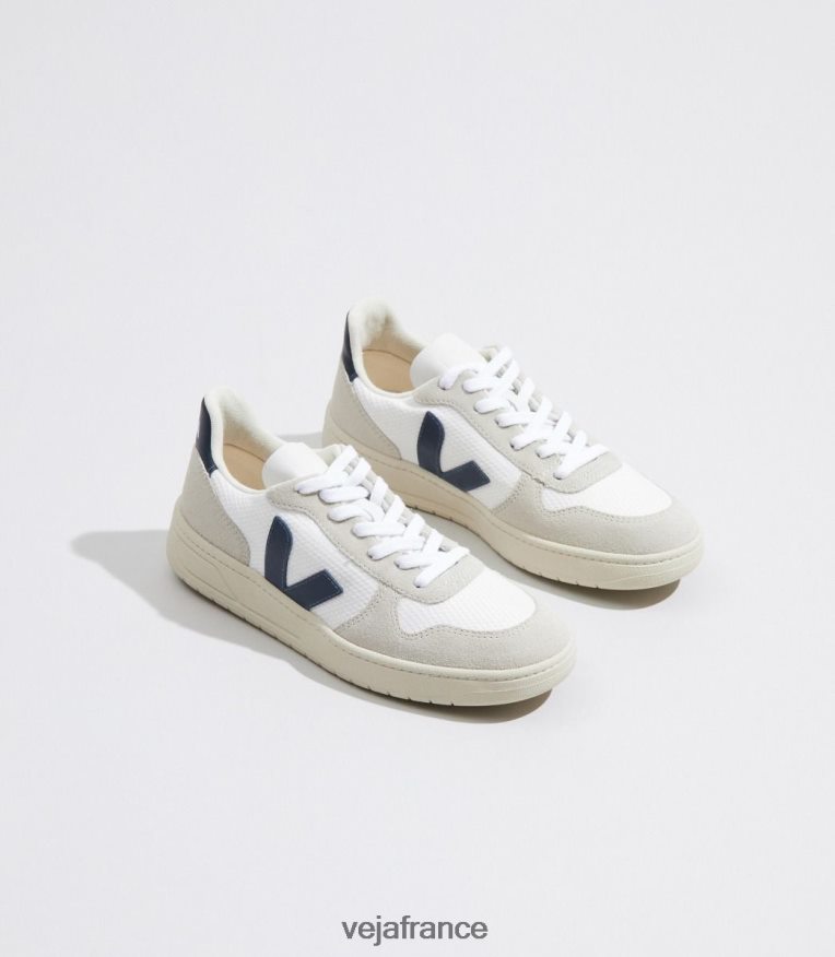 chaussures Veja v-10 b-mesh blanc nautico Hommes 0826JT46