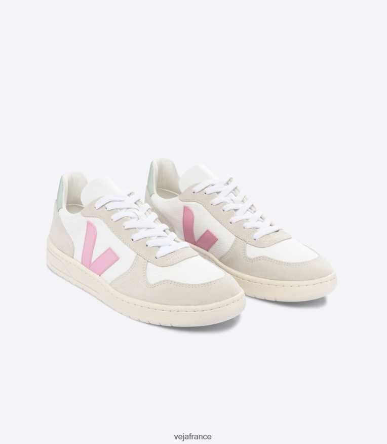 chaussures Veja v 10 b-mesh guimauve blanche matcha Hommes 0826JT56