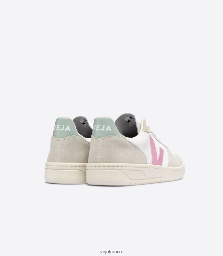 chaussures Veja v 10 b-mesh guimauve blanche matcha Hommes 0826JT56