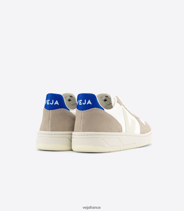 chaussures Veja v-10 cuir sans chrome blanc sahara paros Hommes 0826JT68