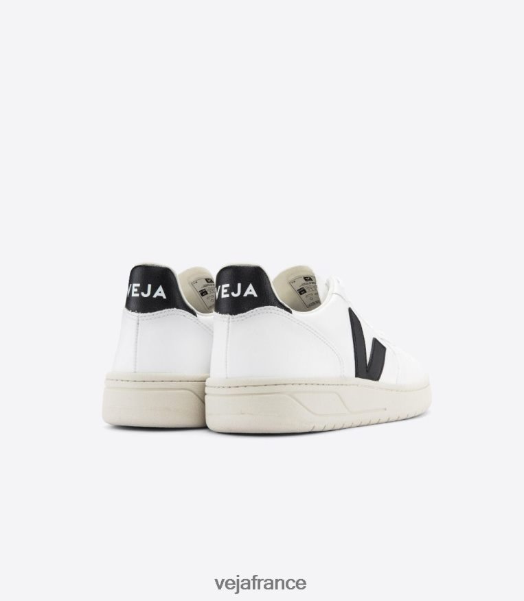 chaussures Veja v-10 cwl blanc noir Hommes 0826JT43