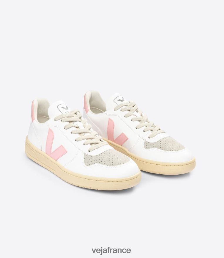 chaussures Veja v-10 cwl pétale blanc Hommes 0826JT52
