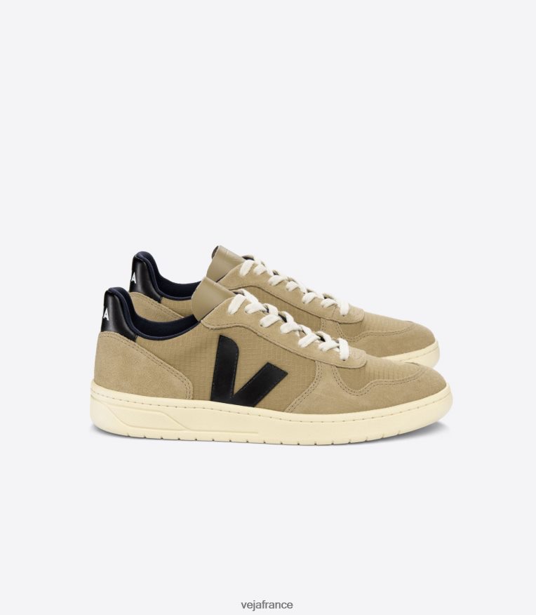 chaussures Veja v-10 ripstop dune noir Hommes 0826JT48