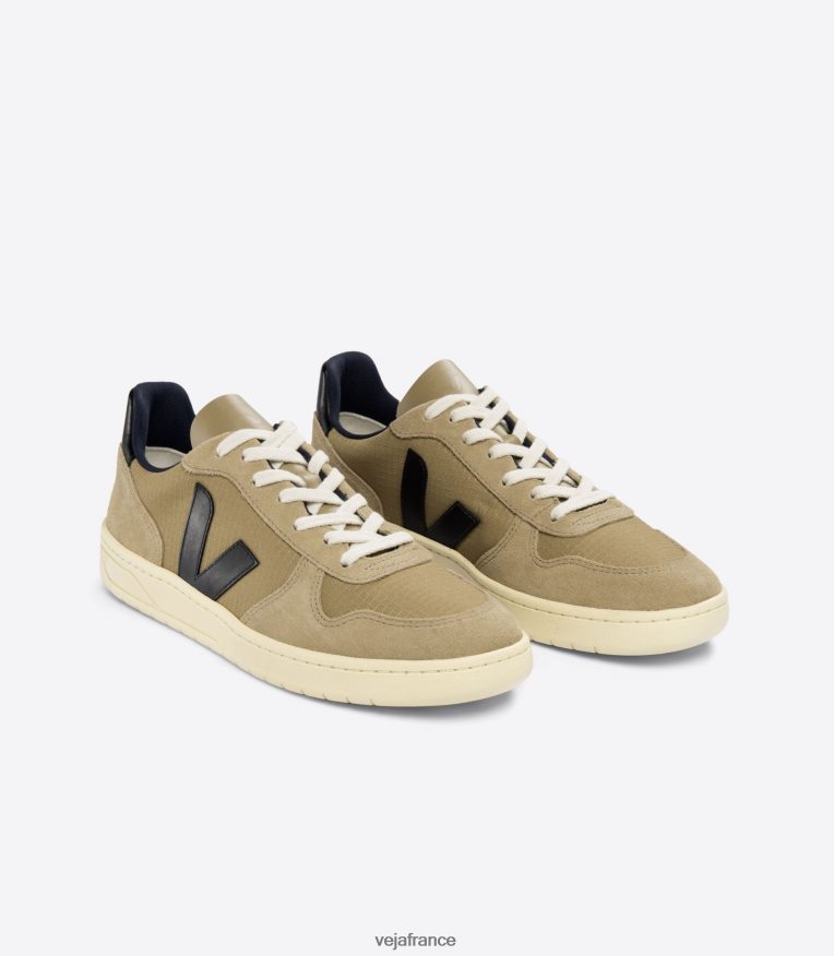 chaussures Veja v-10 ripstop dune noir Hommes 0826JT48