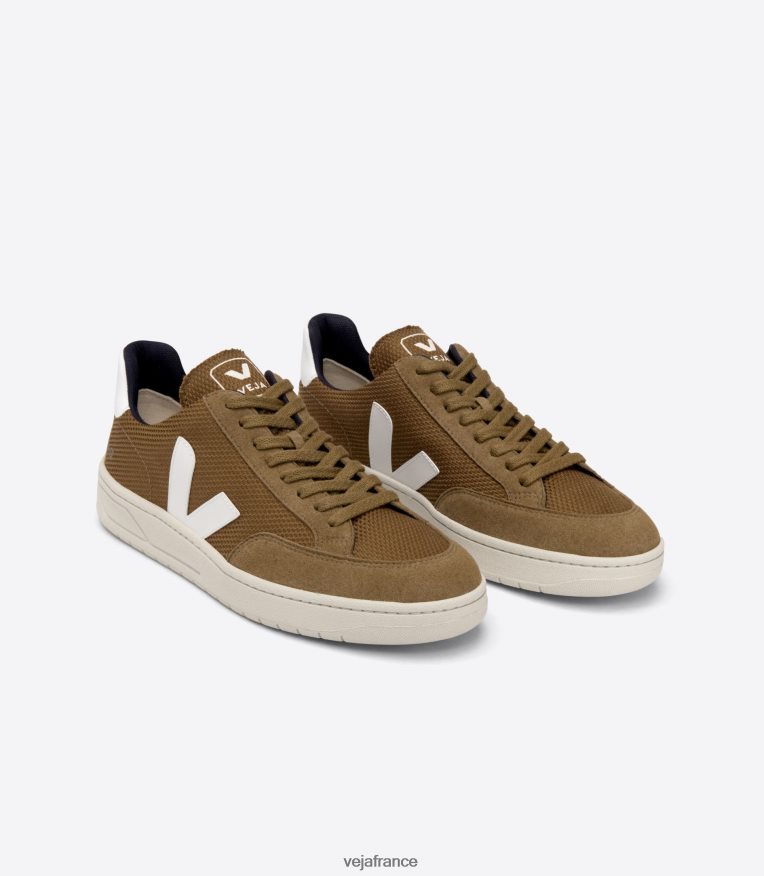 chaussures Veja tente v-12 vegan b-mesh blanche Hommes 0826JT34