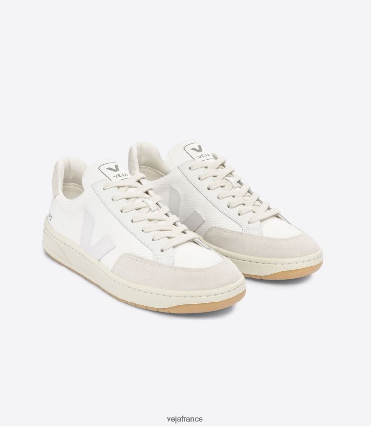 chaussures Veja v-12 b-mesh blanc naturel Hommes 0826JT28