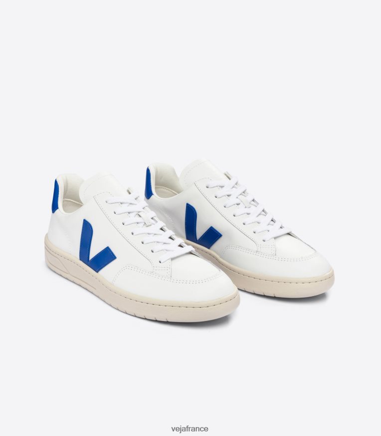 chaussures Veja v-12 cuir blanc paros Hommes 0826JT26