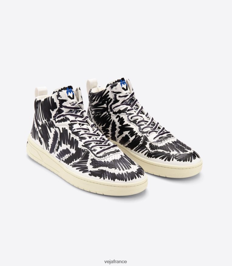 chaussures Veja X v-15 cuir marni noir complet Hommes 0826JT85