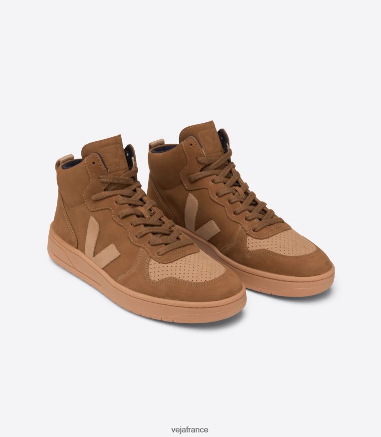 chaussures Veja v-15 nubuck chameau désert Hommes 0826JT84