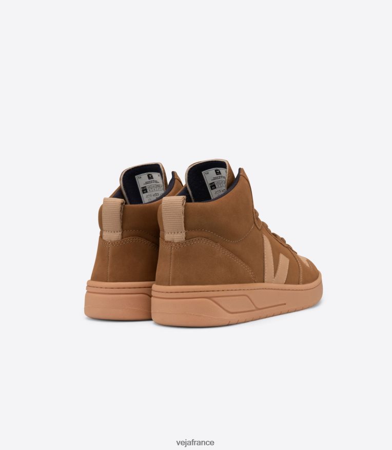 chaussures Veja v-15 nubuck chameau désert Hommes 0826JT84