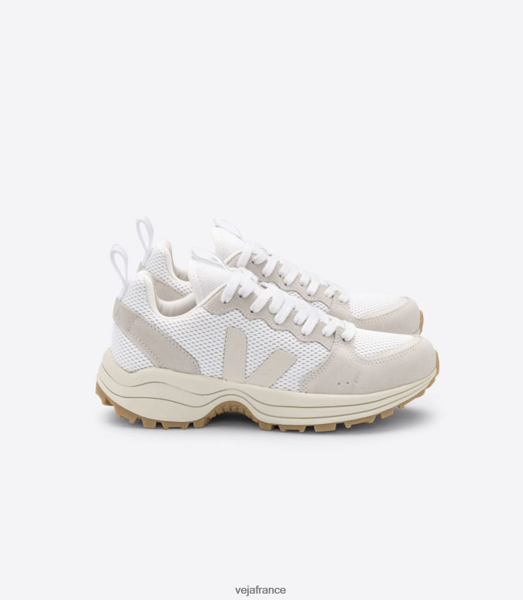 chaussures Veja venturi alveomesh pierre naturelle blanche Hommes 0826JT168