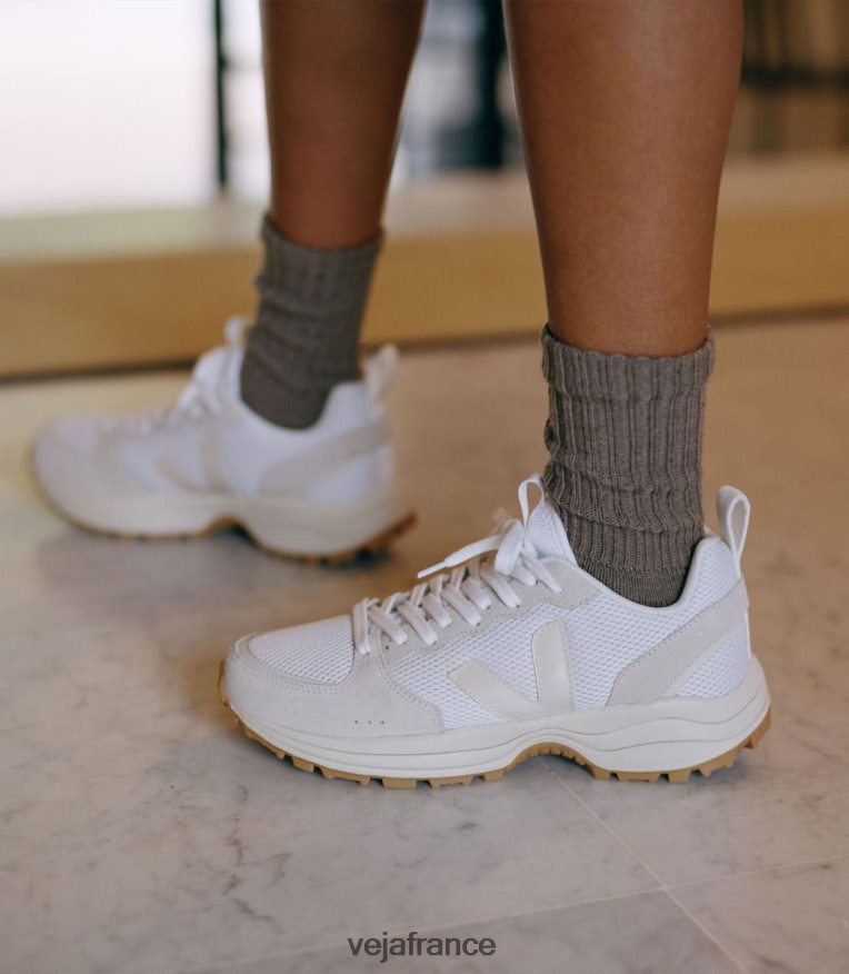 chaussures Veja venturi alveomesh pierre naturelle blanche Hommes 0826JT168