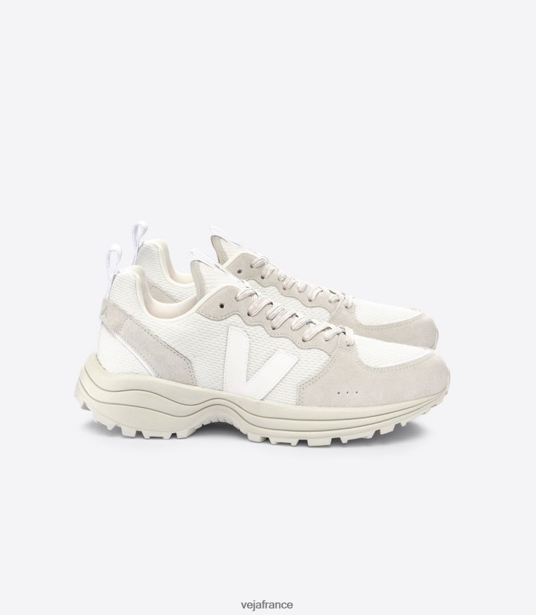 chaussures Veja venturi hexamesh gravier blanc Hommes 0826JT163